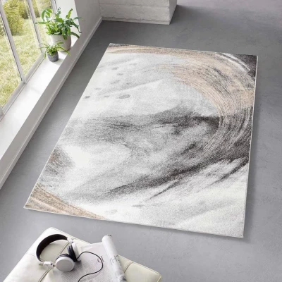 Afbeelding van Modern Vloerkleed Axis Grijs/beige 120x160 Cm