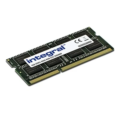 Afbeelding van Integral DDR3 module 8 GB SO DIMM 204 PIN 1600 MHz / PC3 12800 CL11 1.35 V niet gebufferd ECC