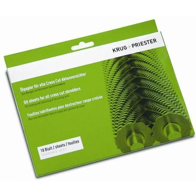 Afbeelding van Ideal Office 9000631 Oliepapier voor papierversnipperaar 18 vellen