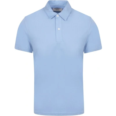 Afbeelding van King Essentials The James Poloshirt Mid Blauw maat L heren met Modern fit Pasvorm Katoen