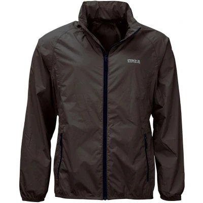 Afbeelding van Pro X Elements Opbergbare regenjas voor heren PACKable Antraciet maat S