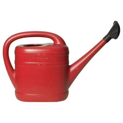 Afbeelding van Bloemengieter kunststof rood met broes 10 liter
