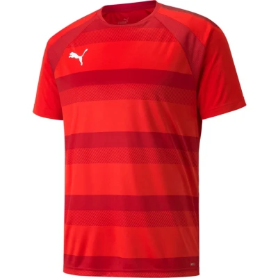 Afbeelding van Puma Teamvision Shirt Korte Mouw Kinderen Rood Maat: 152