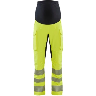 Afbeelding van Blaklader High Vis Zwangerschapsbroek met 4 weg stretch 7100 1642 Geel/Zwart L