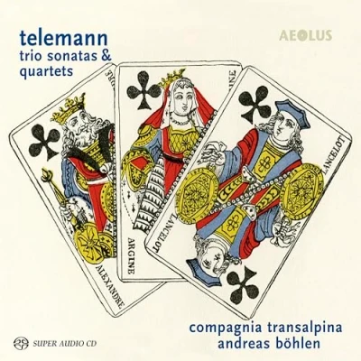 Afbeelding van Compagnia Transalpina Telemann: Trio Sonatas &amp; Quartets (Super Audio CD)