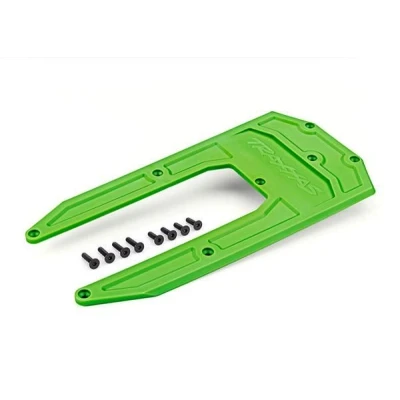 Afbeelding van Skidplate, chassis, green (fits Sledge)