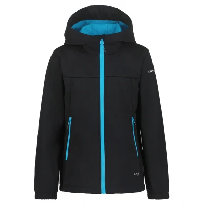 Afbeelding van Icepeak Kline JR Unisex Softshelljas voor kinderen, Maat: 128, Turquoise