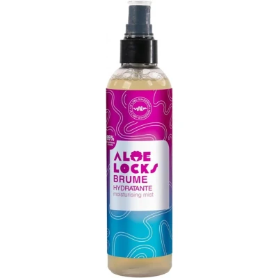 Afbeelding van Aloë locks Hydraterende nevel, kalmeert jeukende hoofdhuid, stimuleert de groei, voor en beschermende kapsels, 94% natuurlijke ingrediënten, gemaakt in Frankrijk, 250 ml