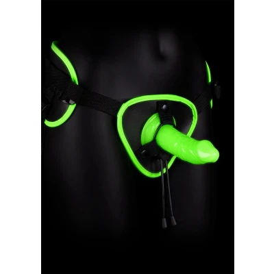 Afbeelding van Shots Ouch! Strap On Harnas neon green/black