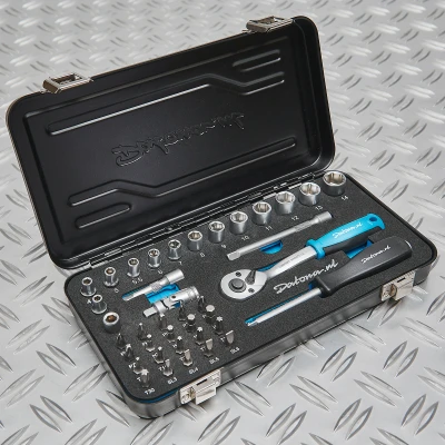 Afbeelding van Dopsleutelset Datona 1/4&quot; opname