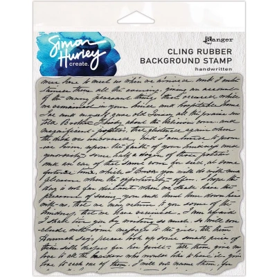 Afbeelding van Ranger SH Clearstamps 6 x handwritten HUR85584 Simon Hurley (02 24)
