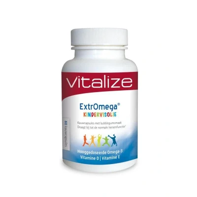 Afbeelding van Vitalize Extromega Kindervisolie 60CP