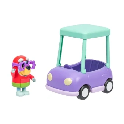 Afbeelding van BlueY de rit met vrienden in dit leuke kleine voertuig: rijd Janet auto van oma, een figuur 6 tot 7,6 cm beweegbare gewrichten past voertuig