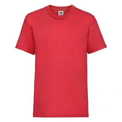 Afbeelding van Fruit of the Loom T shirt met korte mouwen kind (2 stuks), Rood