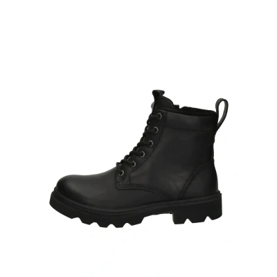 Afbeelding van ECCO Veterboots, Dames, Maat: 35, Zwart Leer