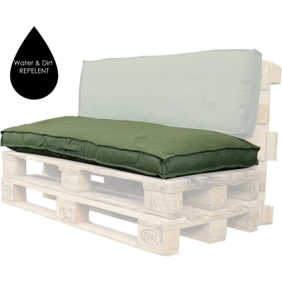 Afbeelding van Unique Zitkussen Luanda Pesto Groen 120 x 80 cm