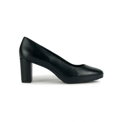 Afbeelding van Geox D WALK Pleasure 60 Klassieke pumps, Dames, Maat: 39, Black Leer