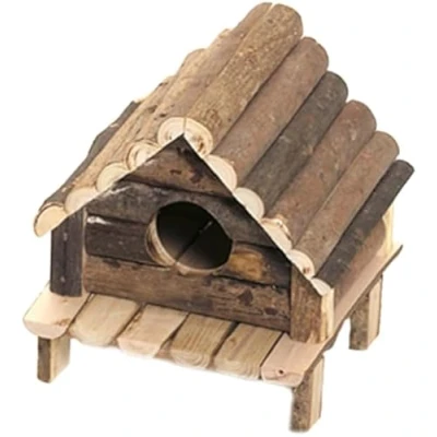 Afbeelding van Knaagdierhuisje Wooden Cabin 14 x 12 13 cm