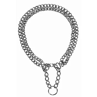 Afbeelding van Trixie Halsband Half Slip Kettinghalsband 2 Rijen Maat LXL: 55 Cm/2,5 Mm