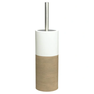 Afbeelding van Sealskin Doppio Toiletborstel met houder Porselein Zand