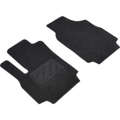 Afbeelding van WALSER Standart 80812 Vloermatset Polyester, PU (Polypropyleen) voor en achter Antraciet/Zwart Op maat gemaakt