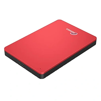 Afbeelding van Sonnics Draagbare externe harde schijf type C USB 3.1 compatibel met Windows pc, Mac, Smart TV, Xbox One/Series X en PS4/PS5, rood, 1 TB