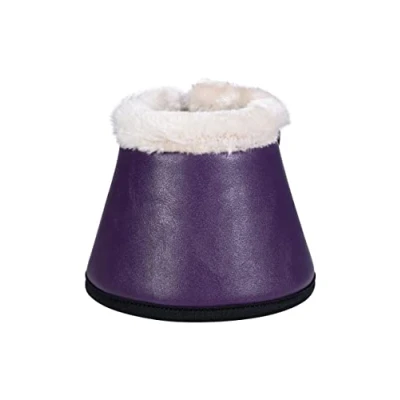 Afbeelding van HKM Springschoenen Comfort Premium Fur Paars Cob