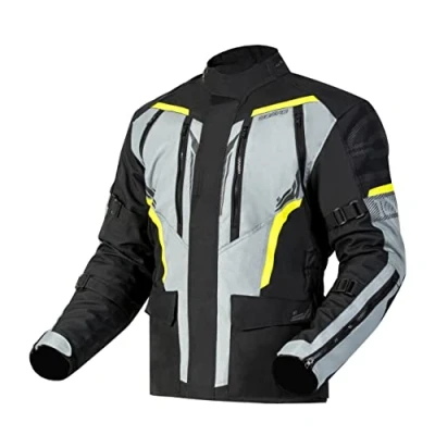 Afbeelding van OZONE MOTO Tour III motorjack textiel waterdicht membraan Reissa voering Thermolite 8 kanalen ventilatie elleboog en schouders