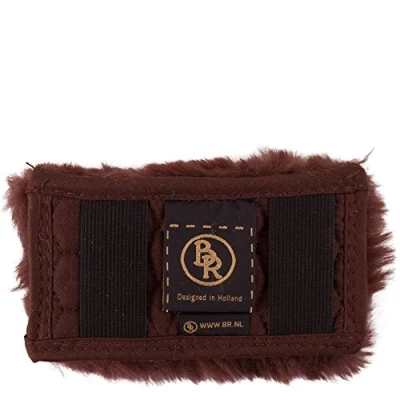 Afbeelding van BR Kinkettingbeschermer Schapenvacht 8cm Breed Zwart 14cm