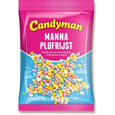 Afbeelding van Candyman Manna Plofrijst 12x200g