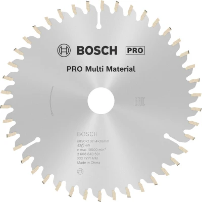 Image de BOSCH 2608640501 lame de scie circulaire Multi Material, 150 x 20/16 2 mm, 42T