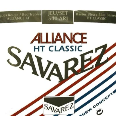 Image de Jeu de cordes savarez 540arj alliance rouge/bleu tirant normal/fort