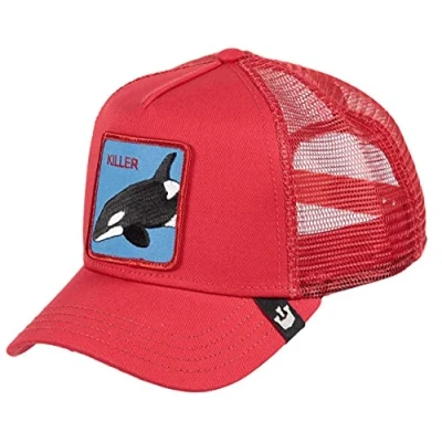 Afbeelding van Goorin Bros. Killer Whale Trucker cap Red