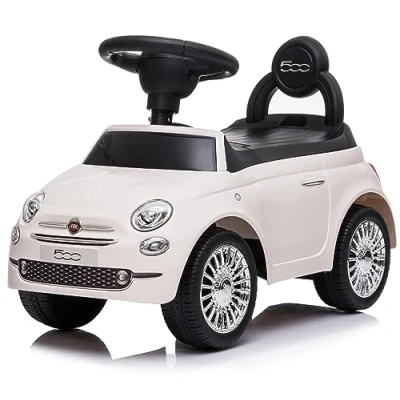 Afbeelding van Fiat Kinderwagen vanaf 12 maanden, interactief met claxon en duwauto motorgeluiden (wit)