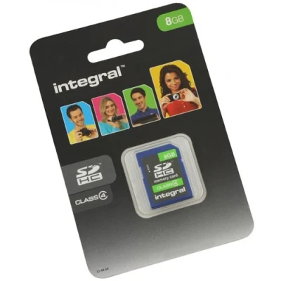Image de Integral carte mémoire flash 8 Go SDHC