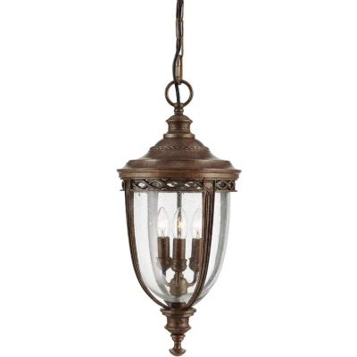 Afbeelding van Bohemian Hanglamp Steady Lighting Metaal E14 L: 26.7cm Voor Buiten Woonkamer Eetkamer Brons