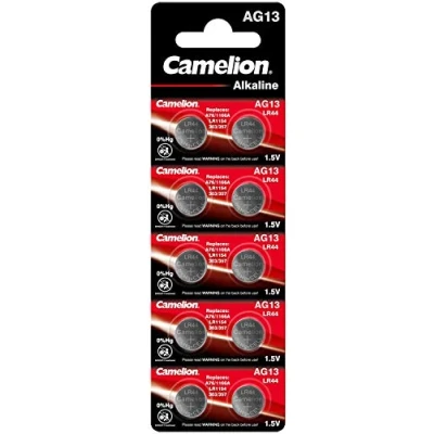 Afbeelding van Camelion Plus knoopcelbatterijen LR44, 10 stuks