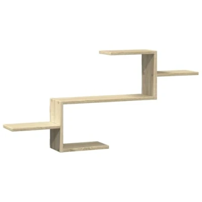 Afbeelding van vidaXL Wandschap 104x15x49 cm bewerkt hout sonoma eikenkleurig