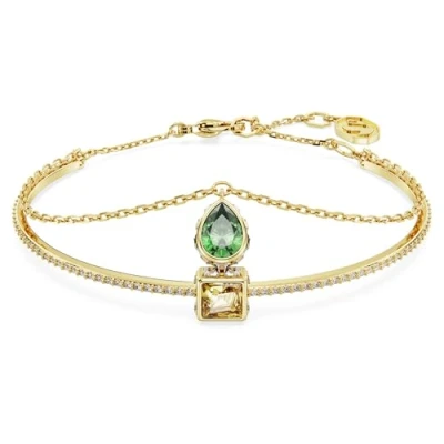 Afbeelding van Swarovski Stilla SOFT Bangle Armband, Dames, Maat: Medium, Green
