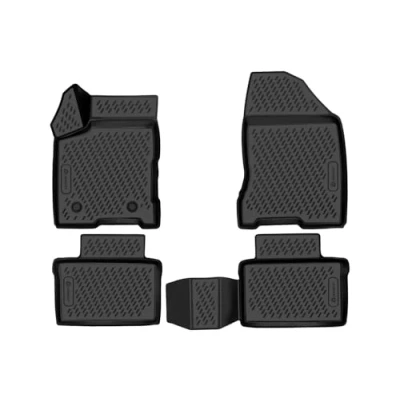 Afbeelding van Element Hoogwaardige 3D rubberen vloermatten geschikt voor Mercedes Benz GLE Class, Mk1 (W166) 2015 2019, 4 delige set