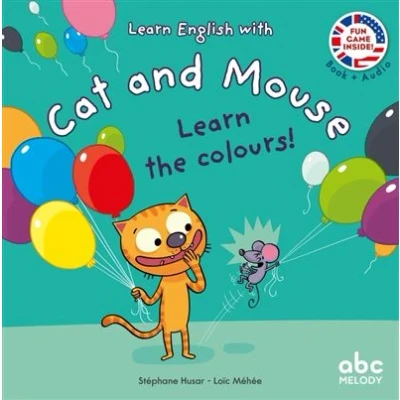 Image de Learn the colours Cat and mouse Livre + audio