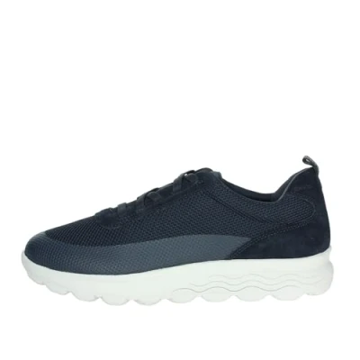 Afbeelding van Geox U Spherica Sneakers laag, Heren, Maat: 42, Navy Leer en textiel