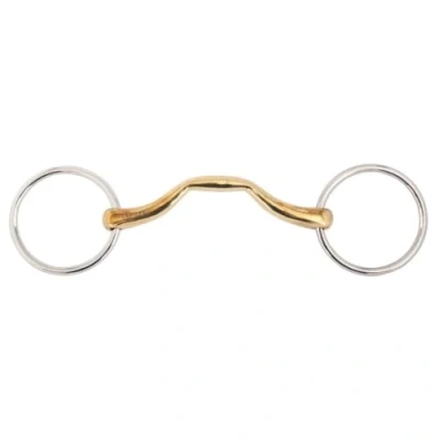 Image de BR Mors de Filet Caoutchouc Soft Contact 14mm Non Brisé 12,5cm