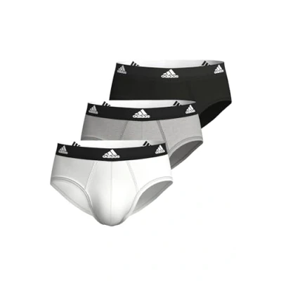 Afbeelding van Adidas Sport Brief (3PK) Heren Onderbroek multicolor Maat M