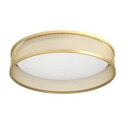 Afbeelding van EGLO Luppineria Plafondlamp LED Ø 38,5 cm Goud/Wit Staal