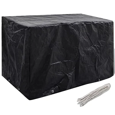 Afbeelding van Tuinmeubelhoes met 8 oogjes 140x70x90 cm