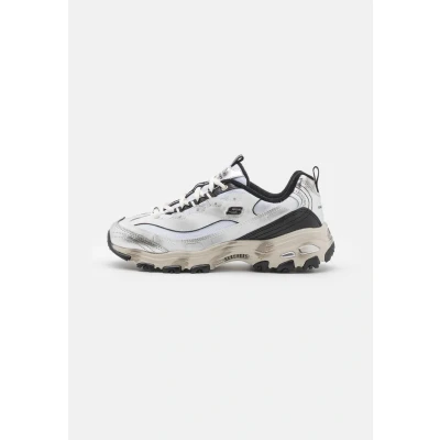 Afbeelding van Skechers D&#039;LITES Sneakers laag black/multicoloured, Dames, Maat: 39, Black/multi coloured Leer en imitatieleer
