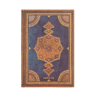 Afbeelding van Agenda 2023 Paperblanks 18 maanden Safavid Indigo Mini HOR