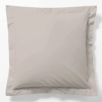 Afbeelding van Vision Kussensloop Beige 65 x cm 100% Katoen Dicht geweven Afwerking met Platte Ruches