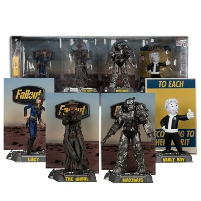 Afbeelding van Fallout Movie Maniacs PVC Statue 4 Pack Lucy, Maximus, The Ghoul &amp; Vault Boy 15 cm